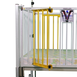 Novum Medical Crib Dual Access Gate (One Side, (2) Door Same Side 1 Reg Left Side or Right Side, for 60" Crib)