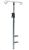 Detecto Adjustable Chrome IV Pole for Rescue and Whisper Series Carts