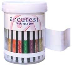 Accutest Drug Test Cups - 12 Panel