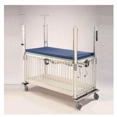 Epoxy Child ICU Crib - 4 Side Release - Crank Fowler - 30 x 60"
