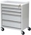 Harloff Treatment Cart, Economy, Five Drawers with Key Lock