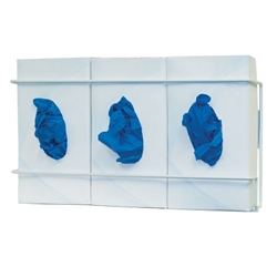 Glove Box Dispenser - Triple - Coated Wire (Pack of two)