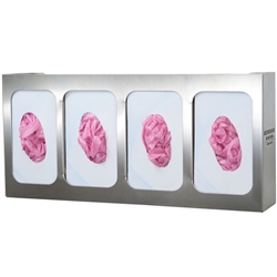 Bowman Glove Box Dispenser - Quad with Divider