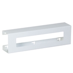 Clinton Double Slimline White Steel Glove Box Holder