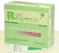 Rapid Response hCG (Urine) Strips - 20mlU