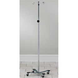 Clinton Heavy Base 2-Hook IV Pole