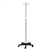 Clinton IV-47 Economy 5-Leg, 2-Hook IV Pole