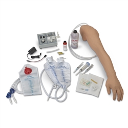 Nasco Life or Form Advanced Venipuncture and Injection Arm with IV Arm Circulation Pump - Light Arm