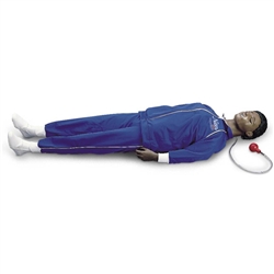 Nasco Life or Form CPARLENE Full-Size Manikin with CPR Metrix and iPad - Dark