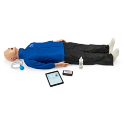 Nasco Life or Form Airway Larry with CPR Metrix and iPad