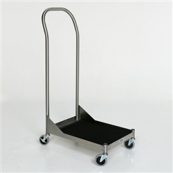 Mid Central Medical Stainless Steel Carry Cart