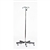 Mid Central Medical Stainless Steel 5-Leg IV Pole