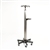Mid Central Medical Lift Assist Stainless Steel IV Pole - 8 Hook