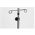 Mid Central Medical Chrome 5-Leg Spider IV Pole with 2 Hook Top