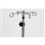 Mid Central Medical Chrome 6-Leg Spider IV Pole, 4 Hook Top