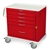 Harloff M-Series X-Short Emergency Cart, Five Drawers with Breakaway Lock