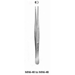 Miltex Tissue Forceps, 6", 1x2 Teeth