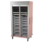 Harloff Double Column Medical Storage Cabinet, Roll Up, Tambour Doors with Key Lock