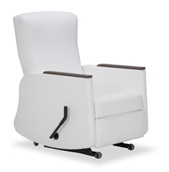 Novum Medical iSeries Stationary Wall Saver Recliner - Lever Operated - 350 LBS Capacity