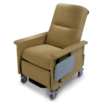 Novum Medical RC Series Bariatric Medical Recliners - 2 Swing Arm - Side Table - 500 lb Capacity
