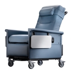 Novum Medical RC Series Bariatric Medical Recliners - Side Table - Push Bar - 500 lb Capacity - 5" Casters