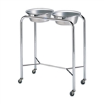 Pedigo Double Basin Stand, Stainless Steel