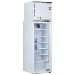 American Biotech Supply 12 Cu. Ft. Premier Pharmacy/Vaccine Refrigerator & Freezer Combination With Controlled Auto Defrost Freezer with Glass Door - Hydrocarbon
