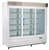 69 Cubic Foot ABS Standard Pharmacy/Vaccine Triple Glass Door Refrigerator - Hydrocarbon