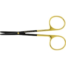 Miltex Strabismus Scissors, 4-1/2" Curved, Ceramic