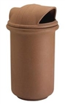 R&B 39 Gal Waste Receptacle w/ Dome Top