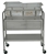 UMF Stainless Steel Bassinet, 1 Shelf, 1 Drawer