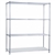 R&B Shelving Unit with Solid Bottom Shelf, 24" x 60" x 72"