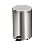 Clinton Stainless Steel Medium Round Waste Receptacle