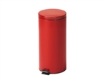 Clinton 30 Quart Large Round Red Waste Receptacle