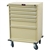 Harloff V-Series Tall Procedure Cart, 30" Cabinet and Six Drawers with Key Lock