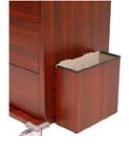 Harloff Waste Container for Wood Vinyl Medication Carts