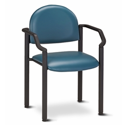 Clinton Black Frame Chair with Arms