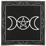 Triple Moon Goddess Altar Cloth