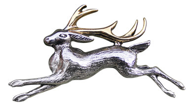 The Jackalope for Warrior's Strength Brooch by Briar