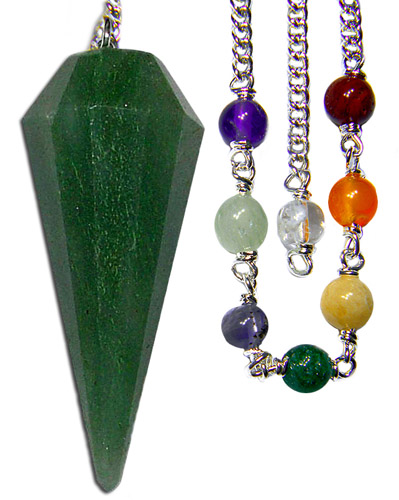 Green Aventurine Chakra Pendulum