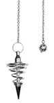 Silver Metal Spiral Pendulum