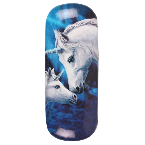 Sacred Love (Unicorns) Eye Glass Case by Lisa Parker