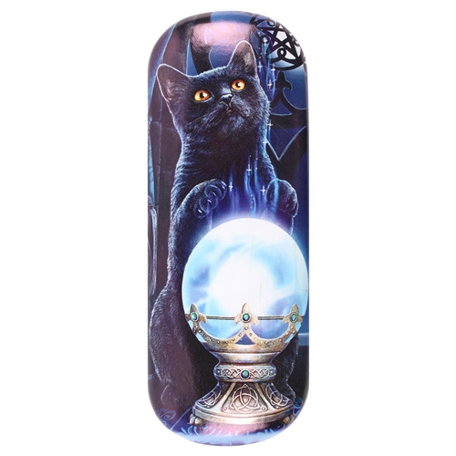 Witches Apprentice (Black Cat) Eye Glass Case by Lisa Parker