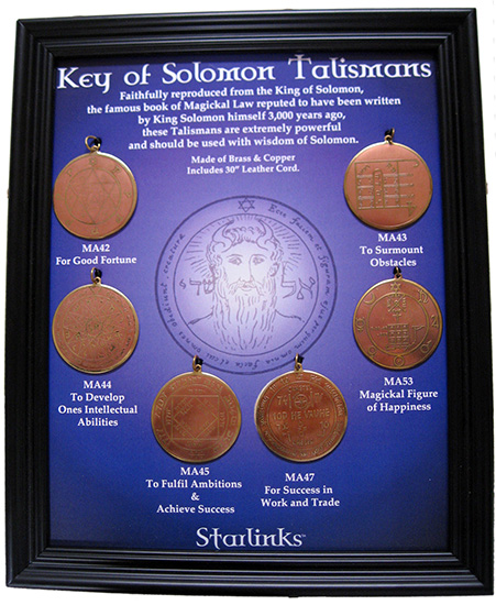 Key of Solomon Charms Display Board