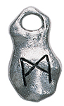 Man Rune Charm for Happy Love and Friendship