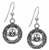 Silver Celtic Claddagh Earrings for Love & Loyalty