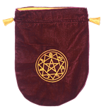 Purple Velvet Sigilum Circle Tarot Bag