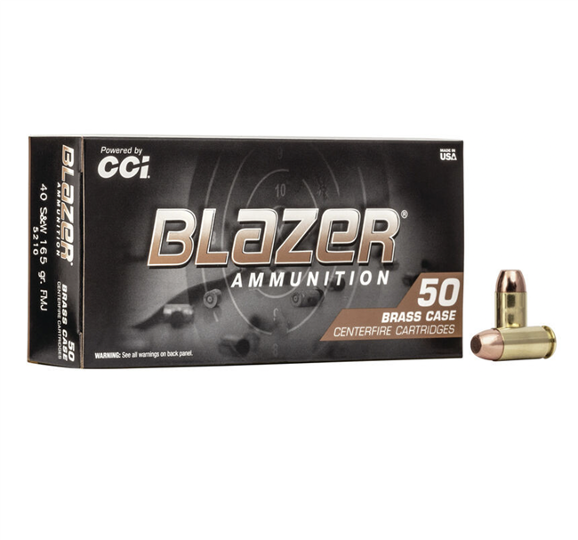 Blazer 40 S&W 165 grain