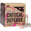 9MM / 100 GR CRITICAL DEFENSEÂ®  FTXÂ® / 90240 / 25 RDS / HORNADY **NO LIMITS**