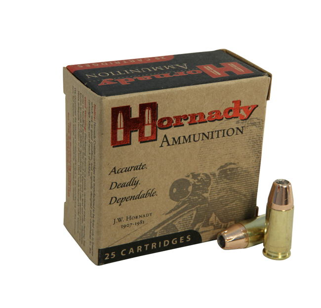 9MM / 147 GR CUSTOM HOLLOW POINTÂ® / 90282 / 25 RDS / HORNADY **NO LIMITS**